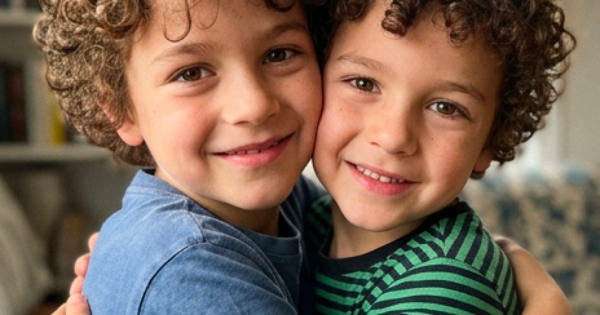 J’ai perdu l’un de mes jumeaux à la naissance, mais un jour, mon fils a vu un garçon qui lui ressemblait trait pour trait