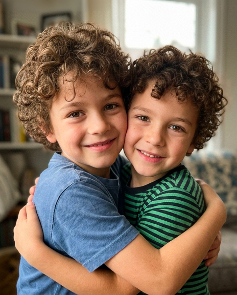 J’ai perdu l’un de mes jumeaux à la naissance, mais un jour, mon fils a vu un garçon qui lui ressemblait trait pour trait