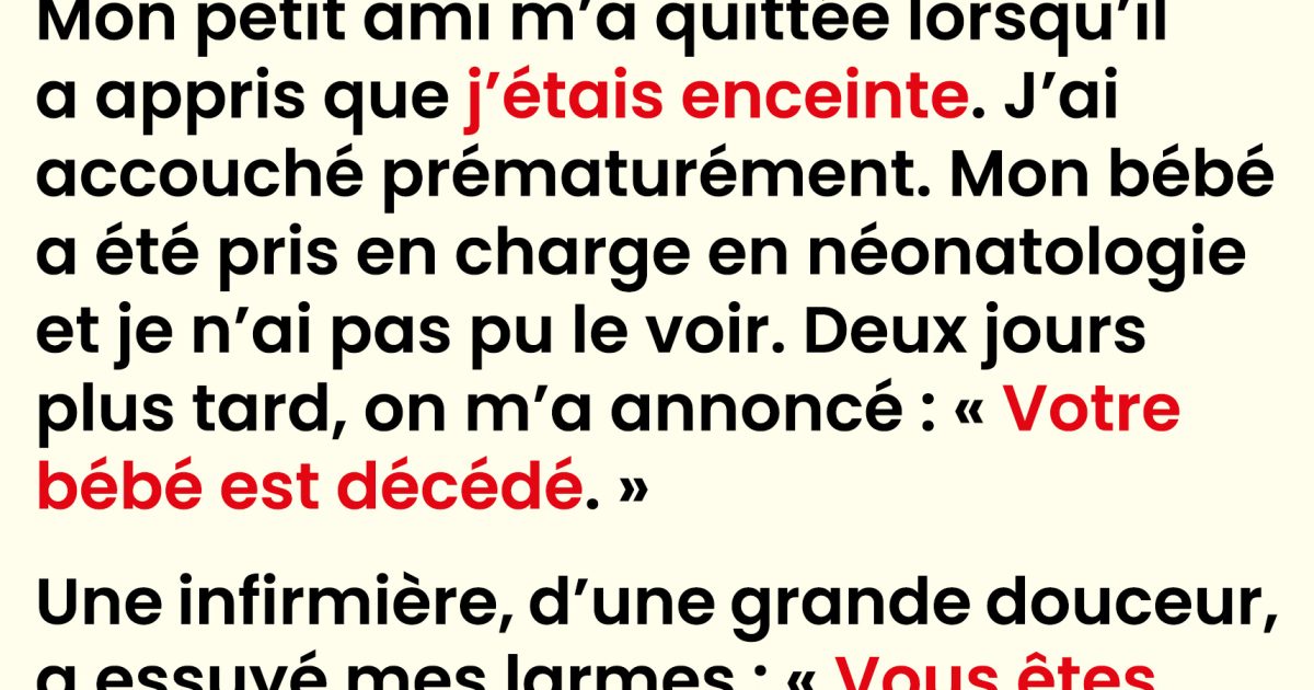 J’ai perdu mon bébé à 17 ans et je suis sortie de l’hôpital les mains vides — jusqu’à ce qu’une infirmière revienne dans ma vie