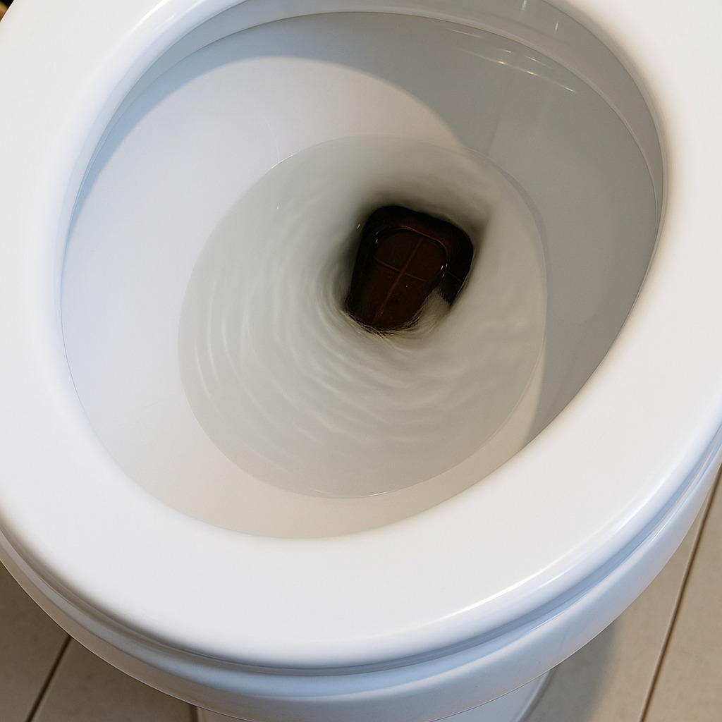 J’ai soulevé le couvercle des toilettes ce matin et je me suis figé. Au début, je pensais que c’était juste un objet… jusqu’à ce que ça bouge.