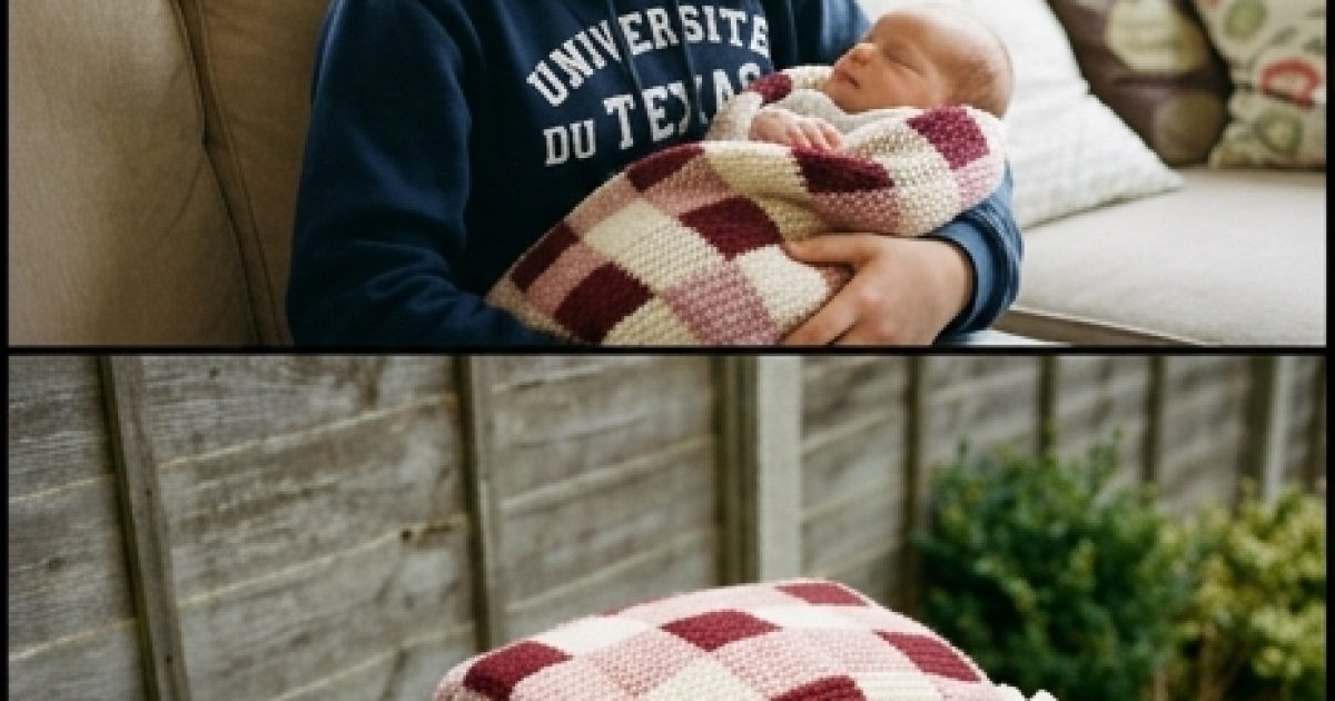 J'ai tricoté une couverture pour mon petit frère avec un des pulls de notre mère décédée ; ma belle-mère l'avait jetée, mais ma grand-mère l'avait ensuite regretté