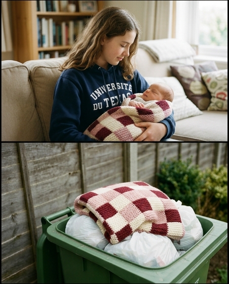 J'ai tricoté une couverture pour mon petit frère avec un des pulls de notre mère décédée ; ma belle-mère l'avait jetée, mais ma grand-mère l'avait ensuite regretté