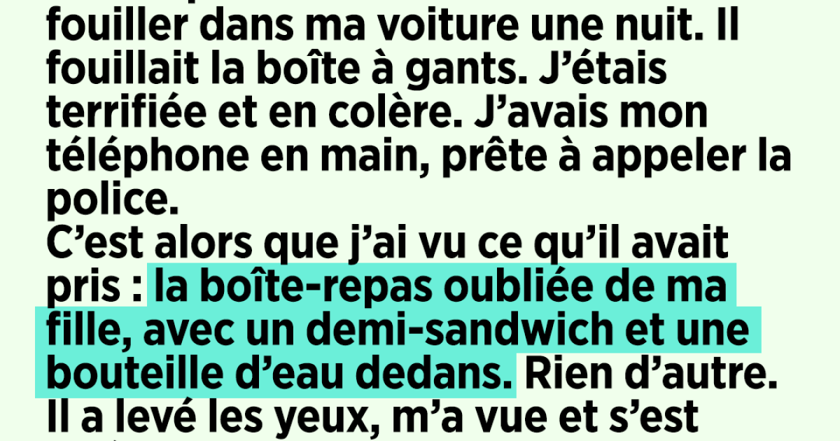 J’ai trouvé un sans-abri dans ma voiture à minuit, et j’ai fait un choix qui a changé sa vie