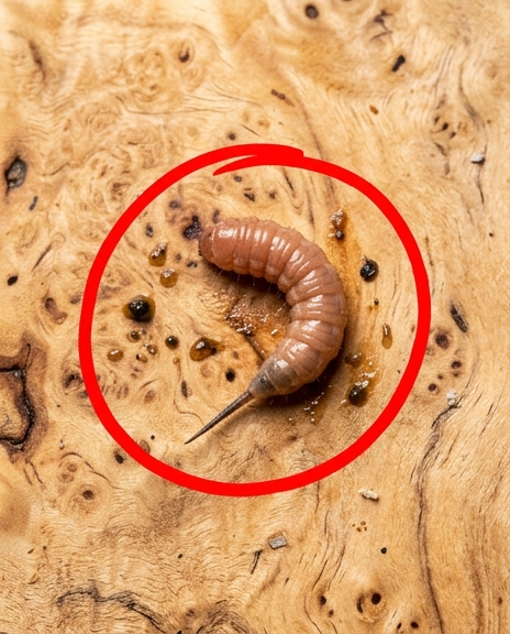 Je faisais cuire du bœuf haché et, en le sortant de la poêle, j’ai remarqué un objet étrange qui ne ressemblait pas à du bœuf