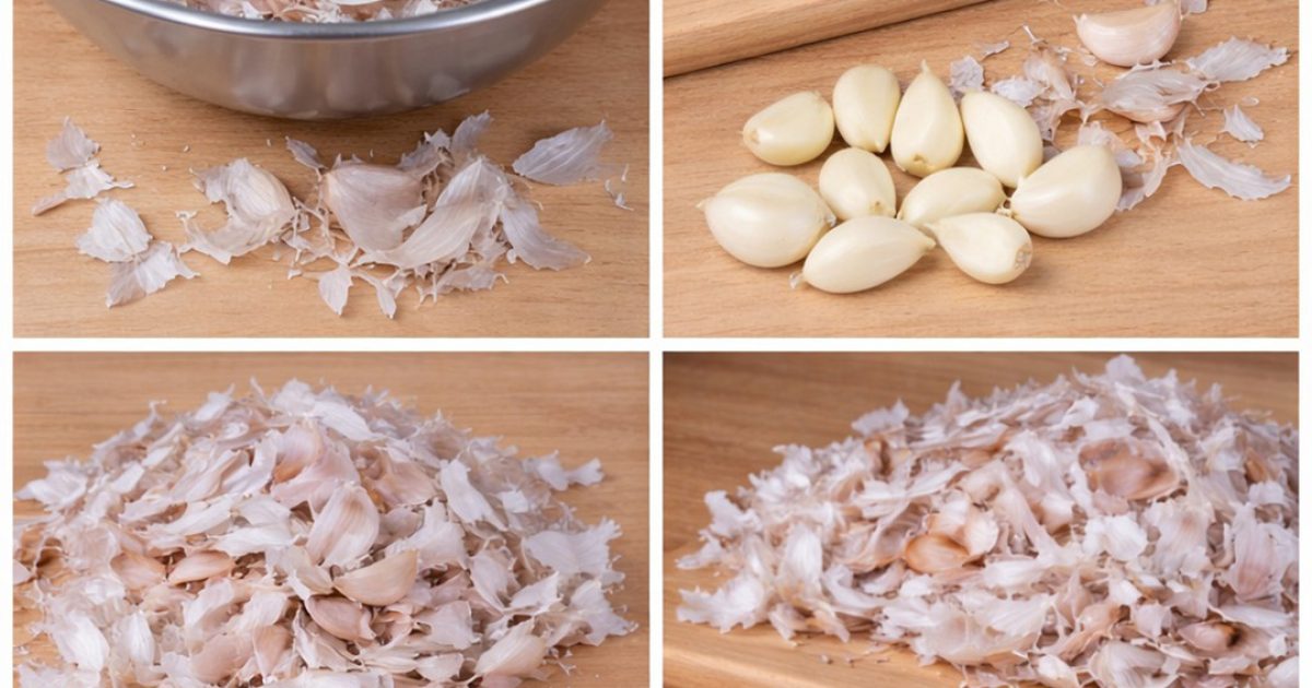 Je garde toujours des pelures d’ail – laissez-moi vous confier le secret de ma grand-mère