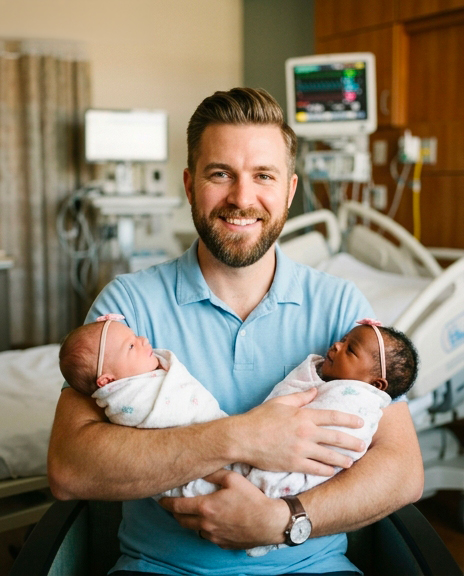 Je suis allé à l’hôpital chercher ma femme et nos jumeaux nouveau-nés, mais je n’y ai trouvé que les bébés et une note