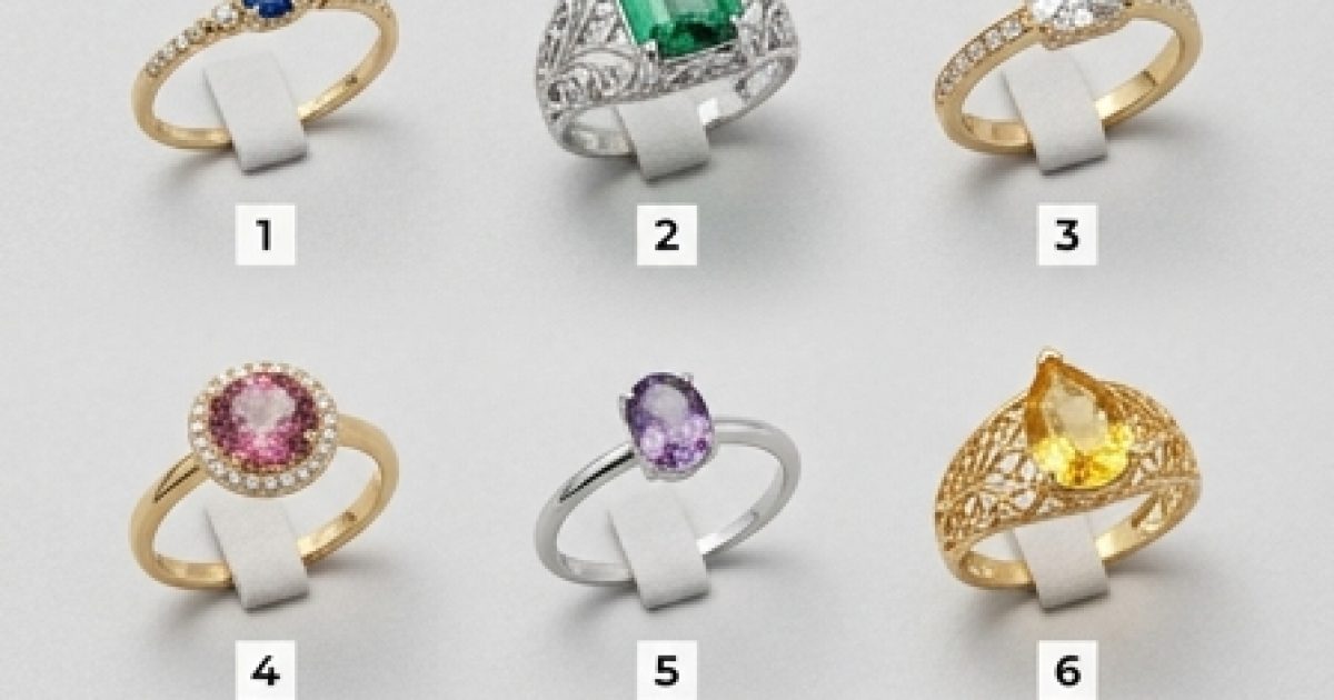La bague que vous choisirez révélera votre trait le plus authentique