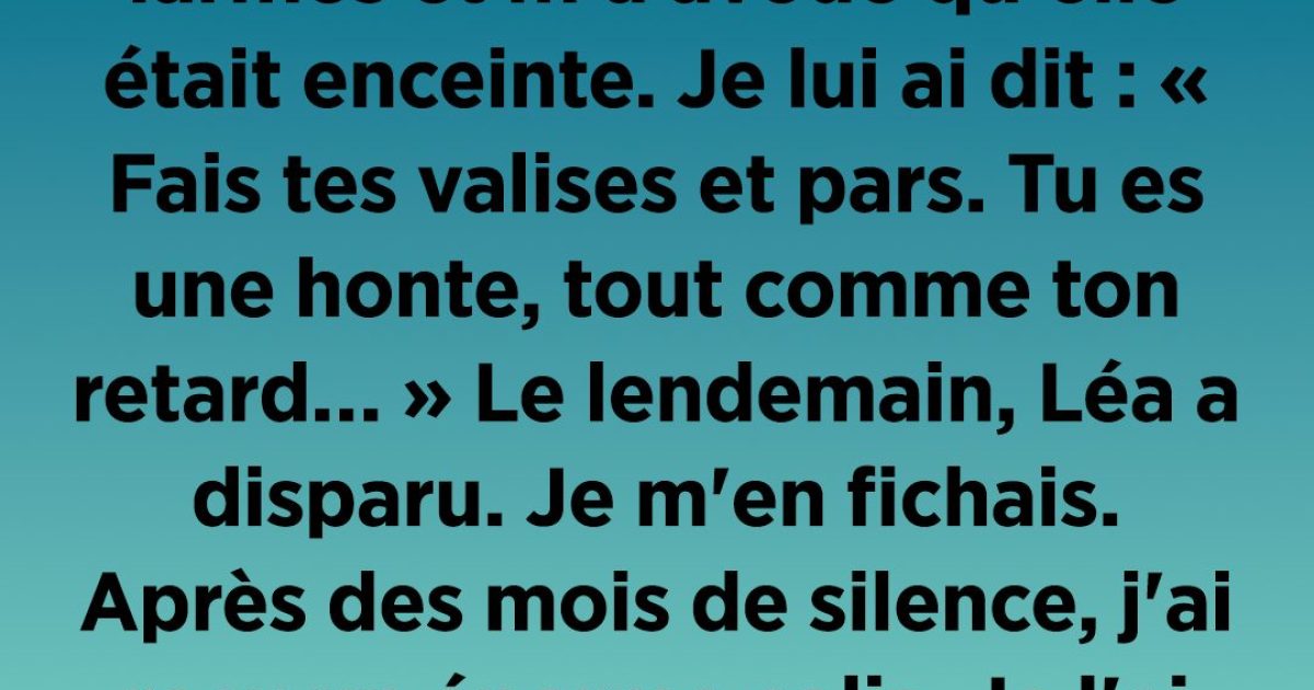 La boîte mystérieuse et la vérité de mes paroles