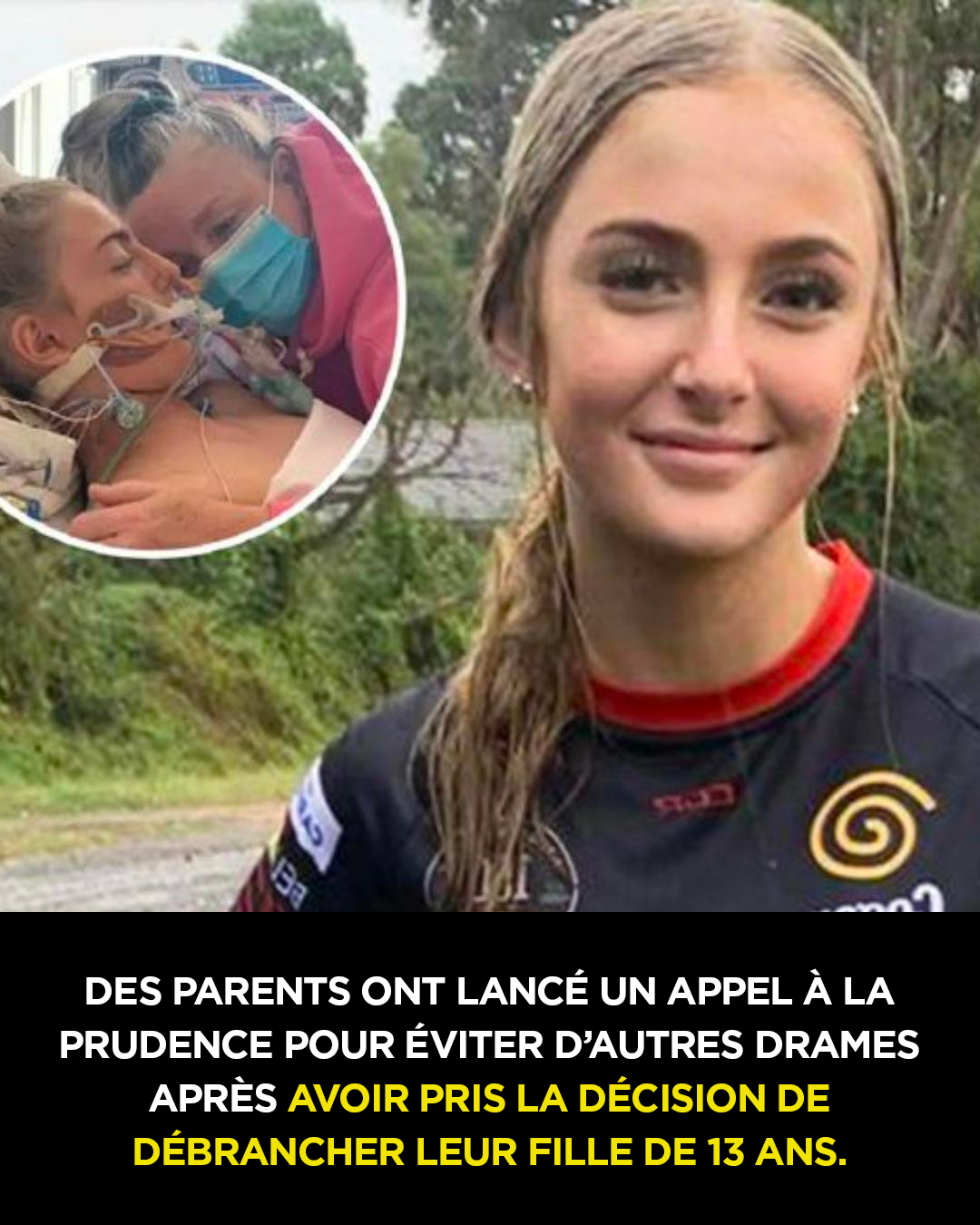 La décision déchirante de parents contraints de débrancher leur fille de 13 ans après le drame survenu lors d’une soirée pyjama