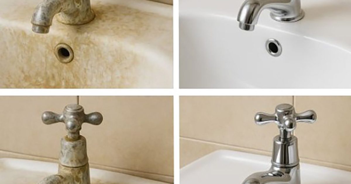 La meilleure façon d’éliminer le calcaire des robinets et des toilettes