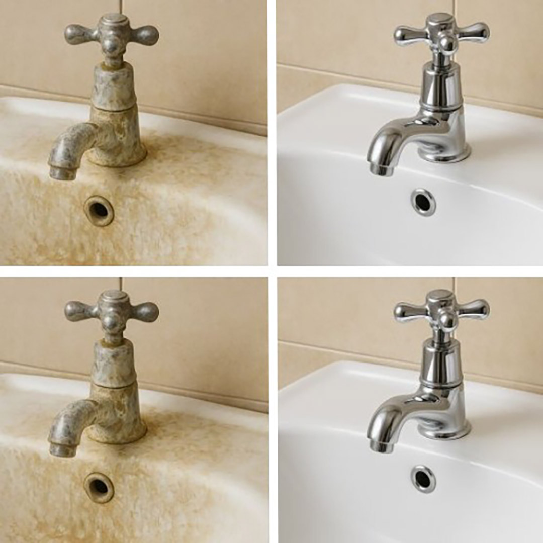La meilleure façon d’éliminer le calcaire des robinets et des toilettes
