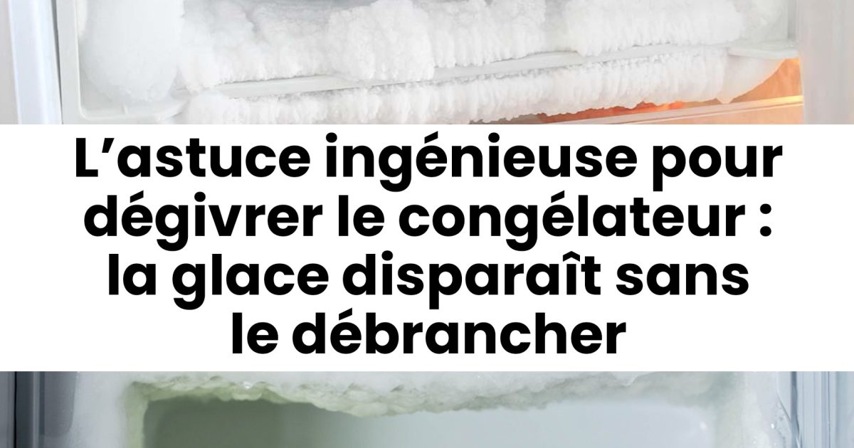 La méthode ingénieuse pour dégivrer votre congélateur sans le débrancher : faites fondre la glace rapidement et retrouvez un appareil propre et efficace