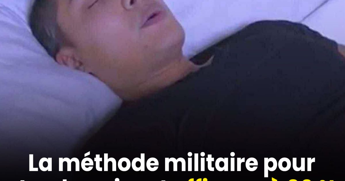 La méthode militaire pour s’endormir en seulement deux minutes