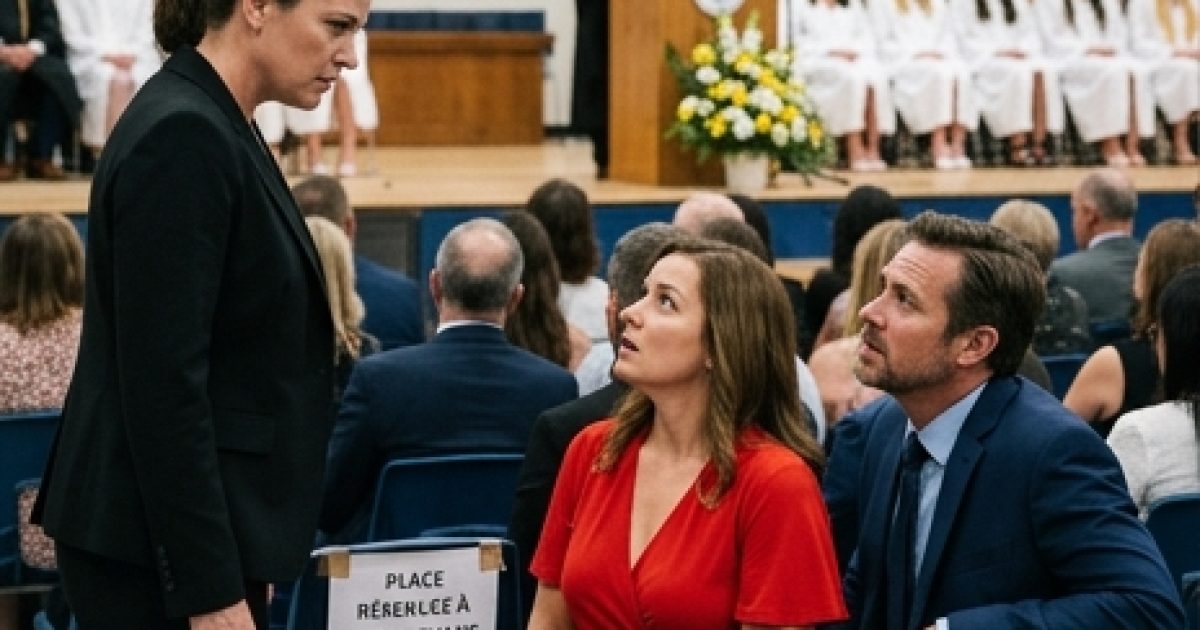 La nouvelle femme de mon ex a pris ma place à la remise des diplômes jusqu’à ce que mon fils monte sur l’estrade et révèle la preuve qui a fait taire tout le monde
