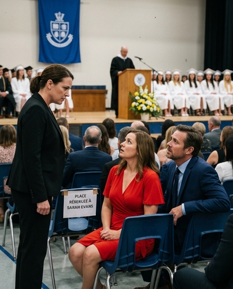 La nouvelle femme de mon ex a pris ma place à la remise des diplômes jusqu’à ce que mon fils monte sur l’estrade et révèle la preuve qui a fait taire tout le monde