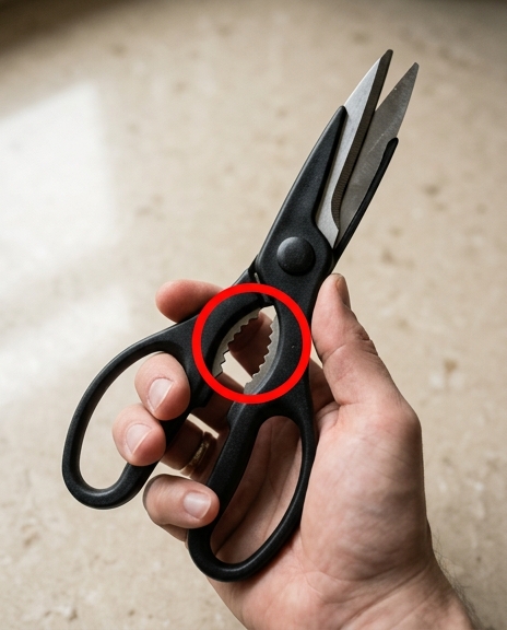 La partie dentelée des ciseaux : quand avez-vous découvert à quoi elle sert vraiment ?