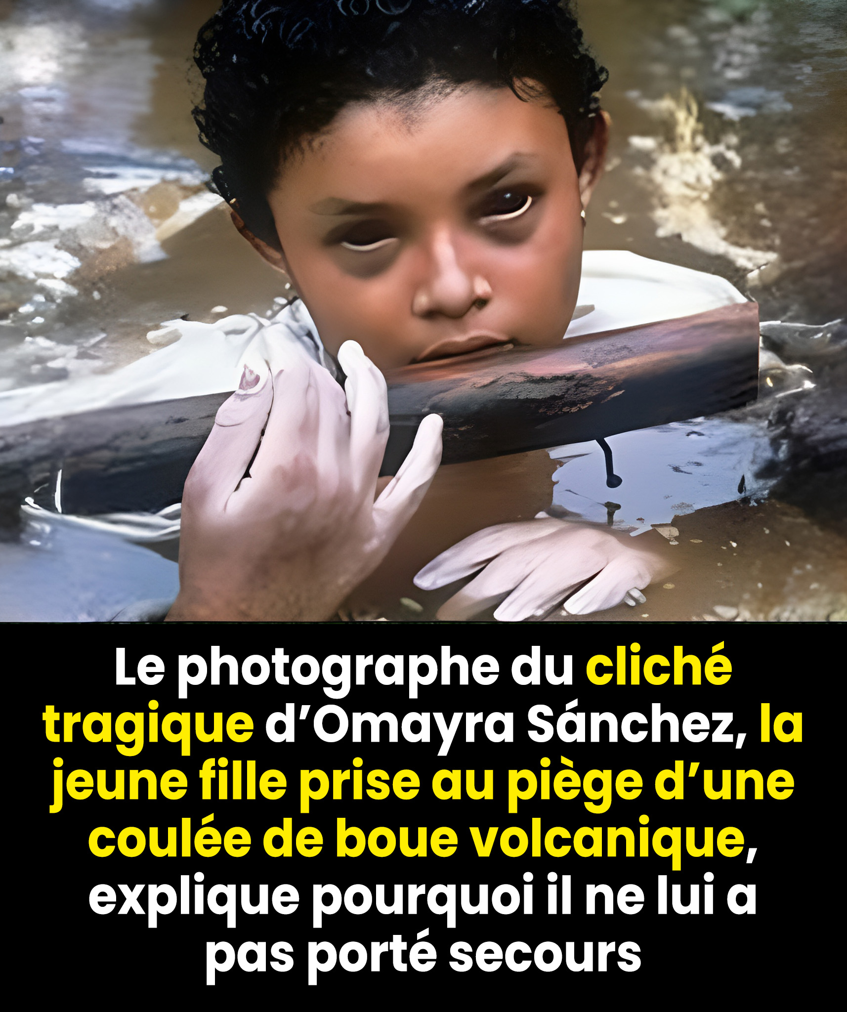 La photo qui a bouleversé le monde : l’histoire d’Omayra Sánchez que personne n’oubliera