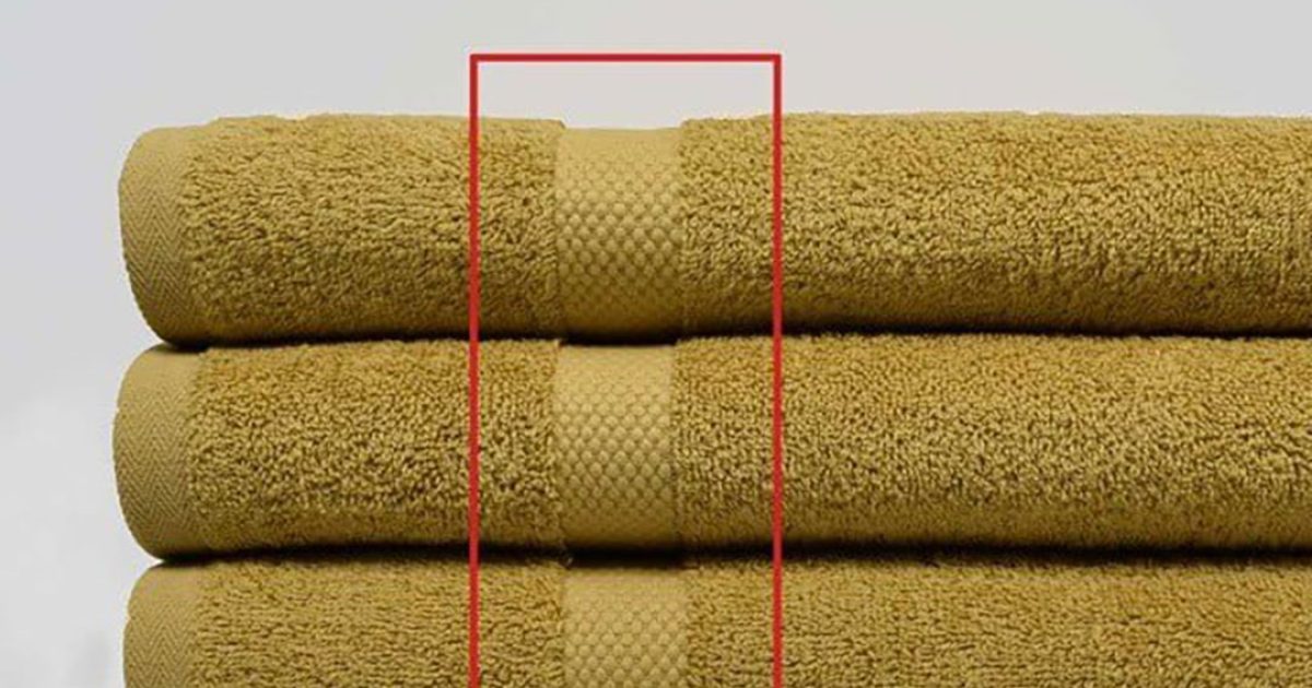 La plupart des gens ne savent pas ce que signifient réellement les lignes sur leurs serviettes de bain