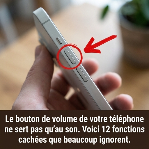 La plupart des gens ne savent pas comment utiliser les boutons de volume de leur téléphone portable