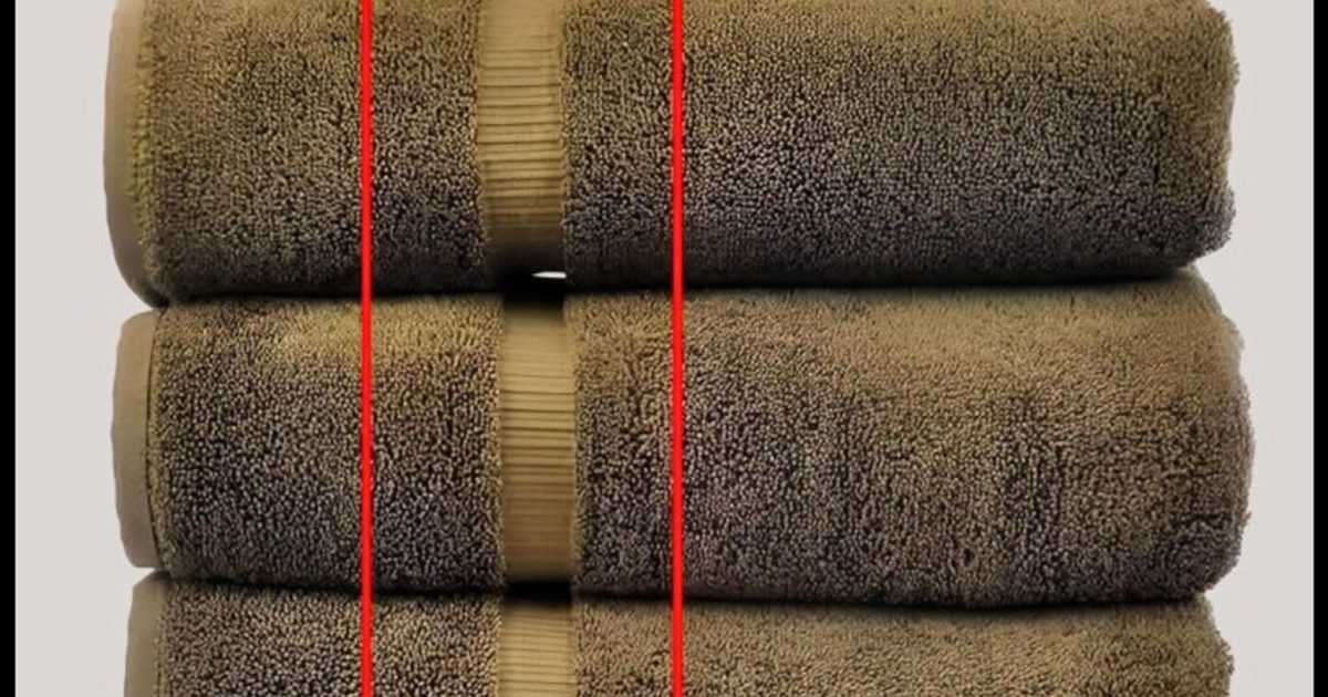 La plupart des gens n'ont aucune idée de ce que signifient réellement les lignes sur les serviettes de bain