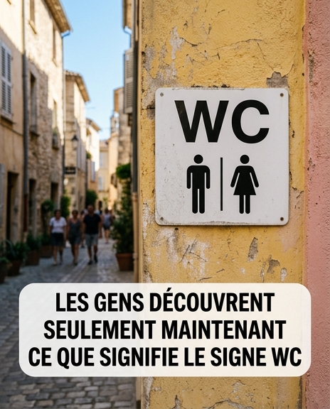 La plupart des toilettes publiques affichent « WC » sur leur porte, mais presque personne ne sait ce que cela signifie !