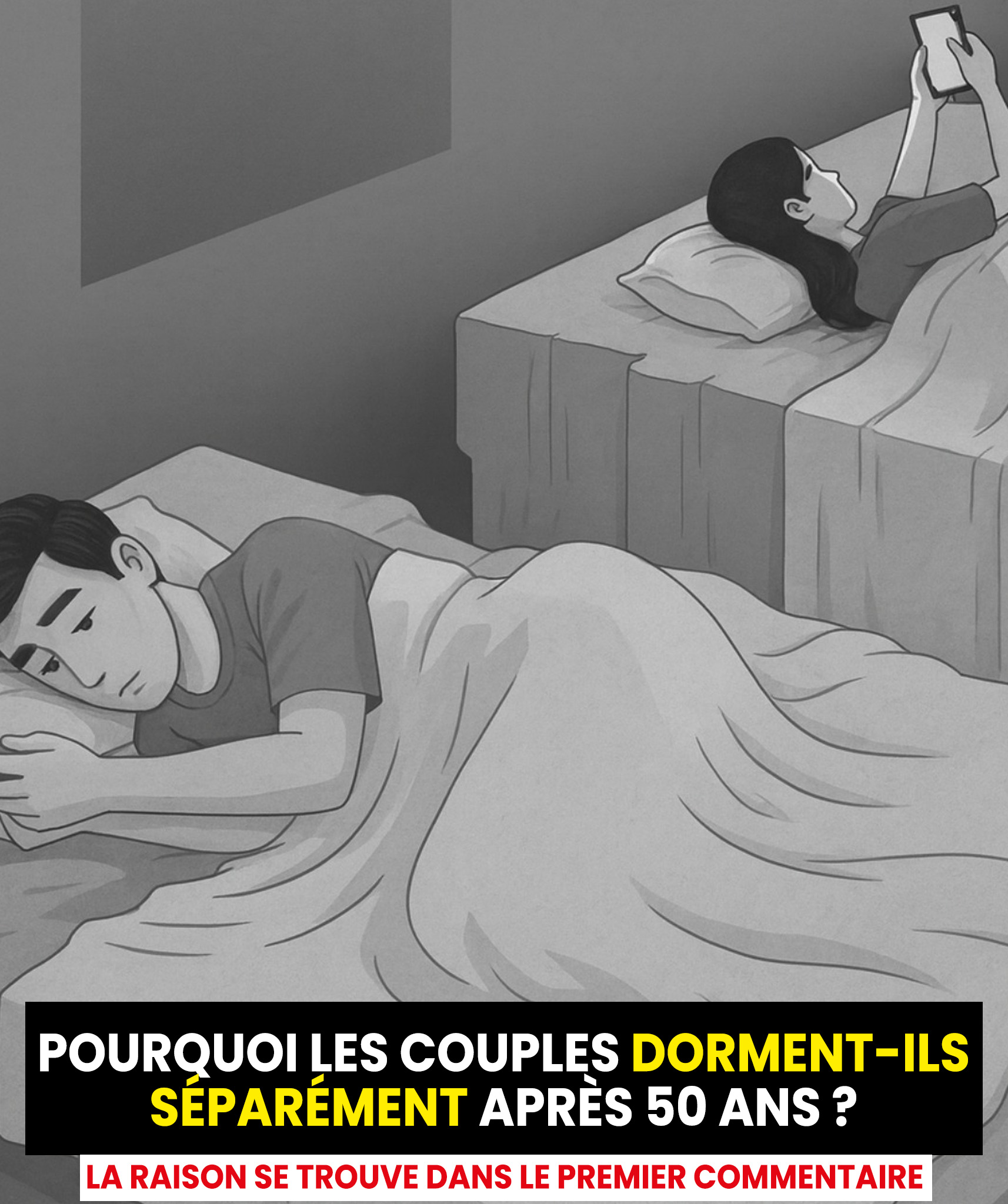 La principale raison pour laquelle tant de couples choisissent de ne plus partager le même lit après 50 ans