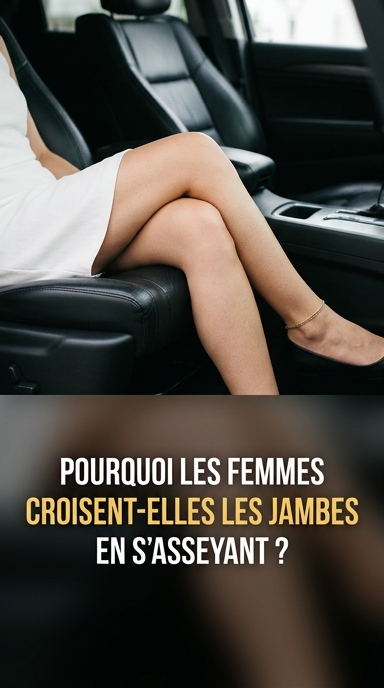 La psychologie derrière le fait que les femmes croisent souvent les jambes en étant assises