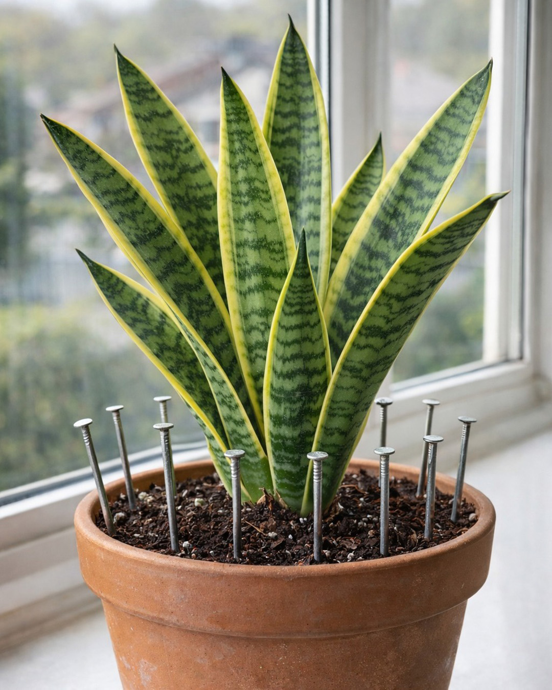 La raison pour laquelle beaucoup de gens mettent des clous dans leurs plantes