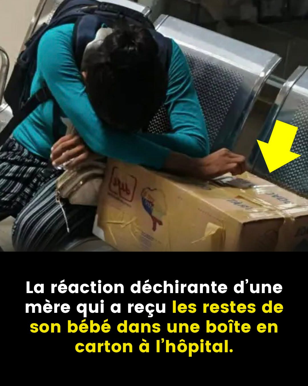 La réaction déchirante d’une mère qui a reçu les restes de son bébé dans une boîte en carton à l’hôpital