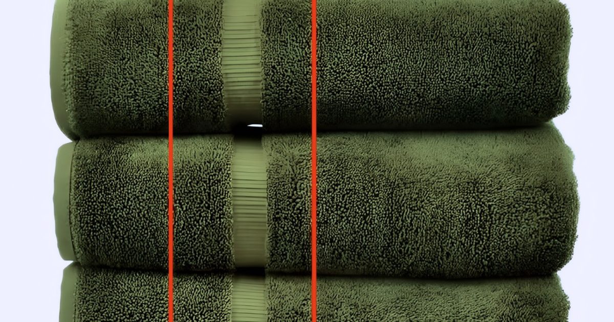 La signification cachée des lignes sur vos serviettes de bain