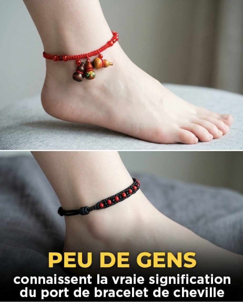 La signification cachée du port d'un bracelet de cheville : la plupart des gens l'ignorent