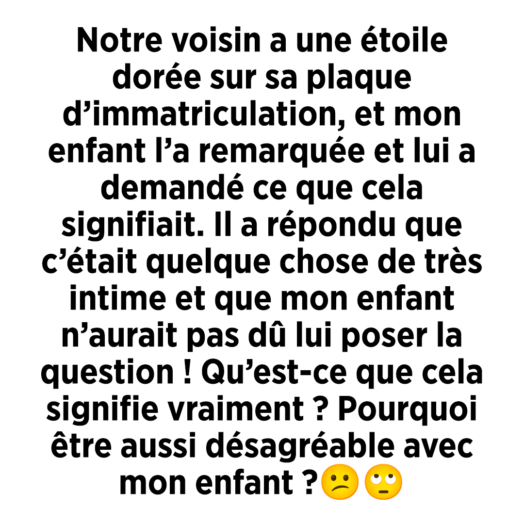 La signification d’une plaque d’immatriculation ornée d’une étoile