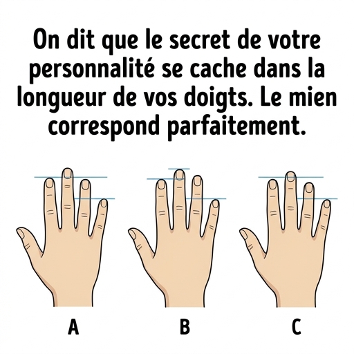 La taille de vos doigts révèle la vérité sur votre personnalité – que disent les vôtres ?