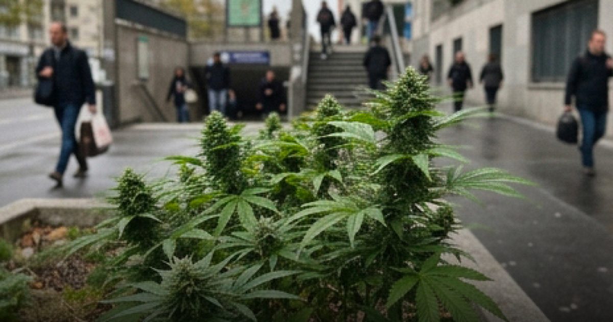 La ville plante par erreur un champ de cannabis à la place d’une pelouse