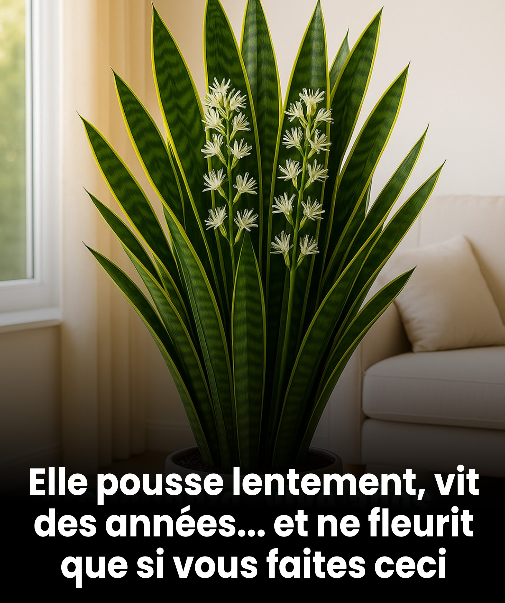 Langue de belle-mère : l'endroit précis qui lui permet de prospérer et de durer des années.