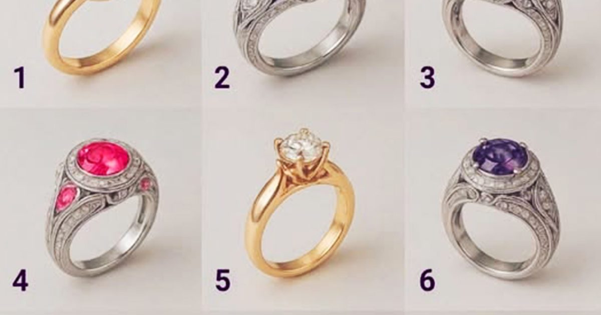 L’anneau que vous choisissez révélera votre trait le plus authentique