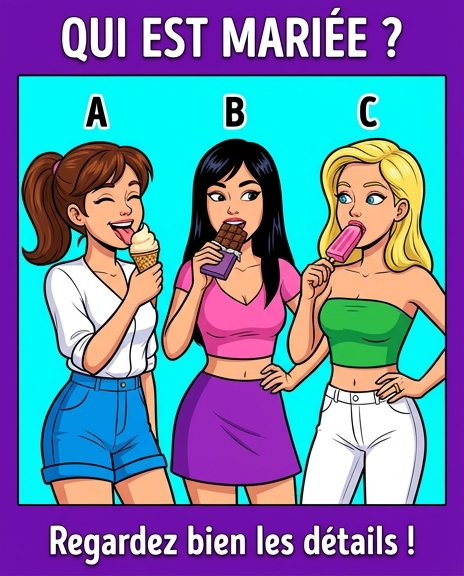 Laquelle de ces femmes est mariée ? Un casse-tête visuel pour les observateurs !