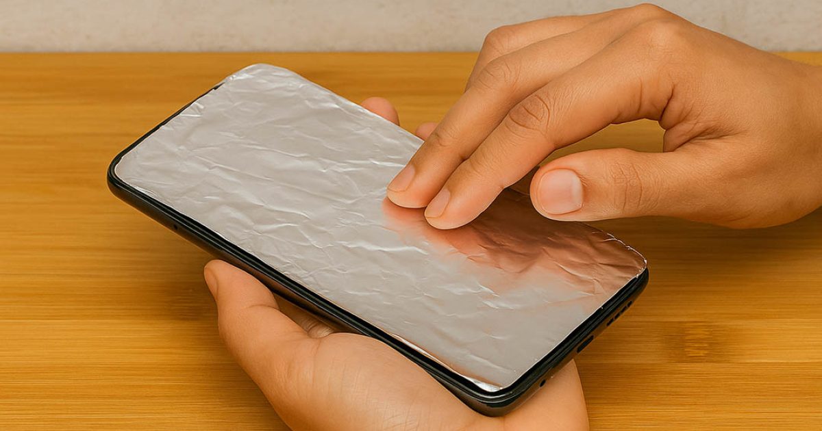 L’astuce maison avec du papier aluminium qui pourrait sauver l’écran de votre téléphone