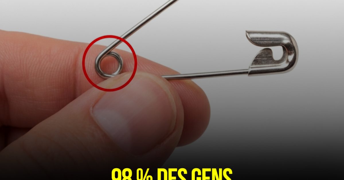 Le but secret du trou dans une épingle de sûreté : pourquoi 98 % des gens se trompent