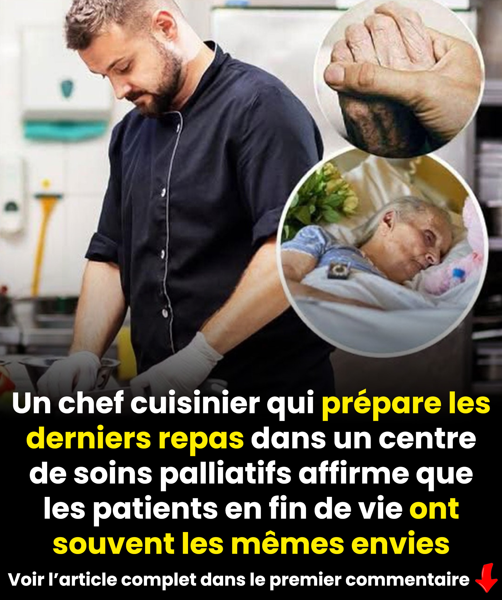 Le chef d’un centre de soins palliatifs révèle le dernier repas le plus demandé par les patients