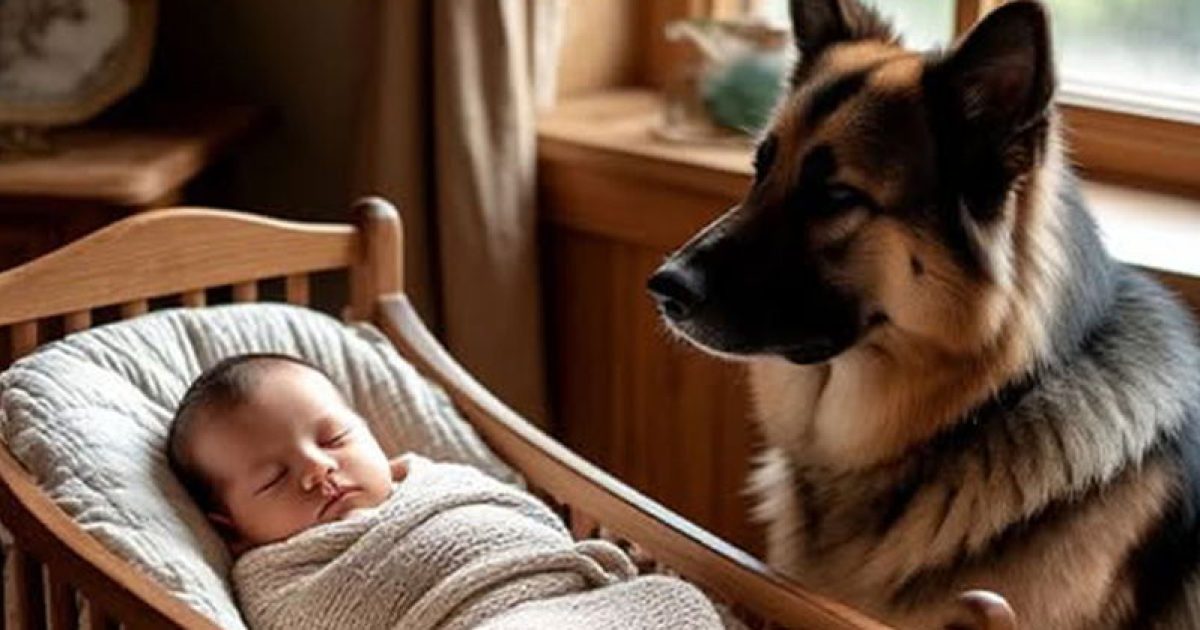 Le chien grognait contre le bébé chaque soir… jusqu’au jour où les parents ont découvert la cause réelle — et plus rien n’a été pareil