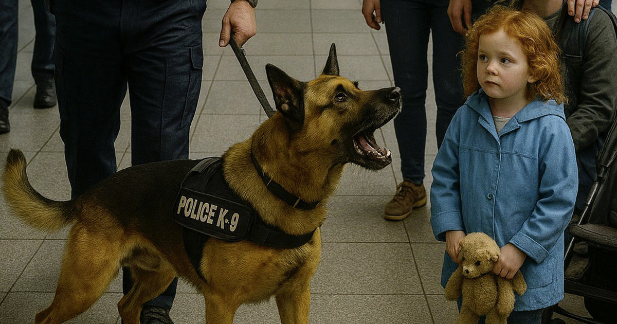 Le chien renifleur Léo a aboyé contre l’ours en peluche d’une petite fille — ce qu’il a découvert a touché le cœur de tous