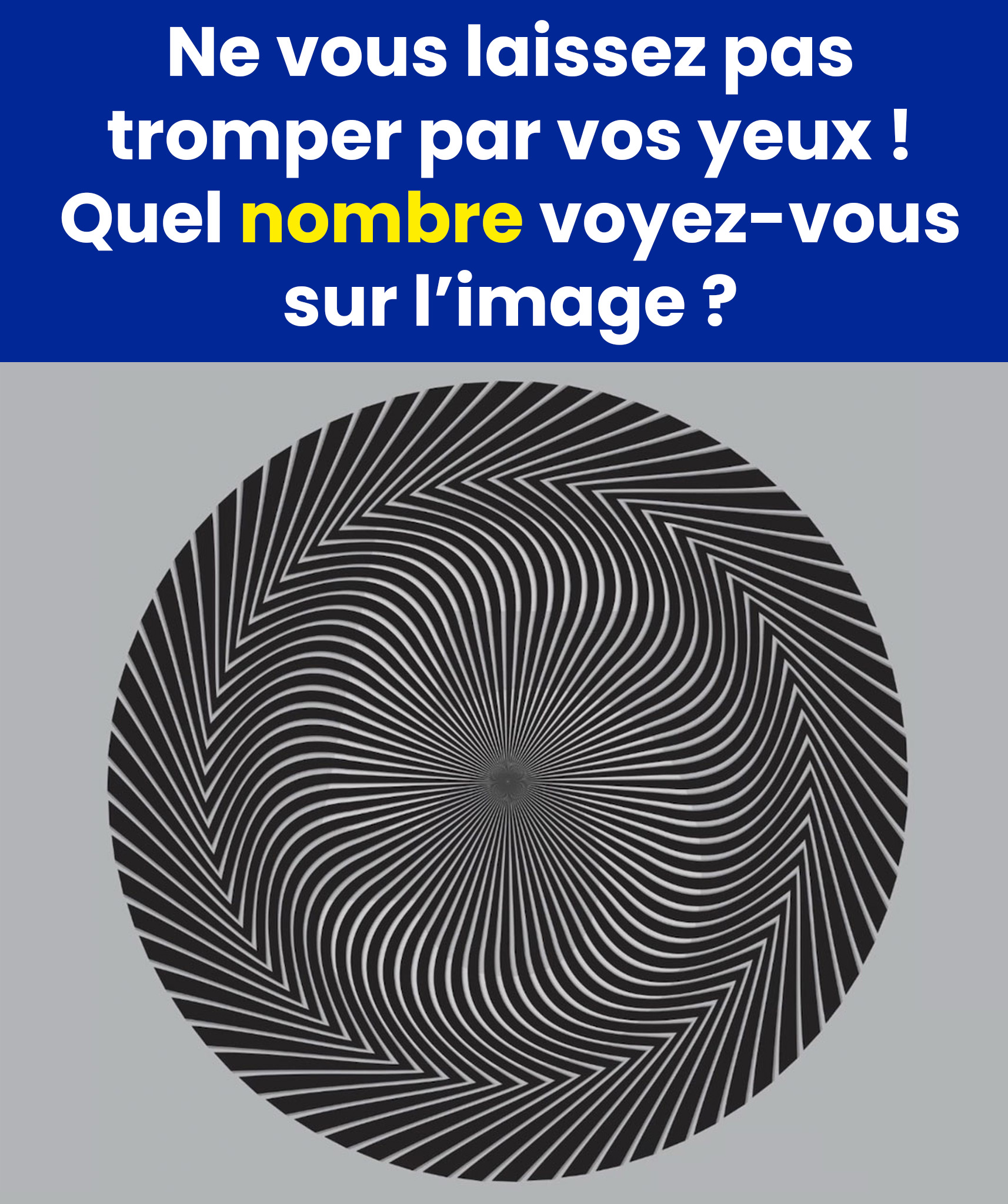 Le défi visuel hypnotique qui a rendu tout Facebook fou : « Quel nombre voyez-vous ici ? »