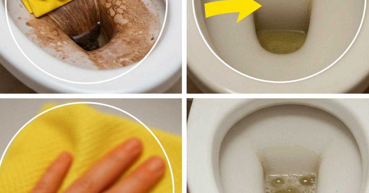 Le fond de vos toilettes est jauni ? Courez à la cuisine pour vous en débarrasser immédiatement : une seule goutte suffit