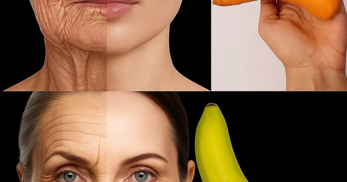Le masque visage à la banane et à la carotte qui défie les signes du vieillissement