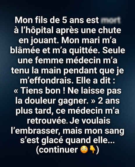 Le médecin qui m’a tenu la main ! Une histoire de perte, de guérison et d’espoir !