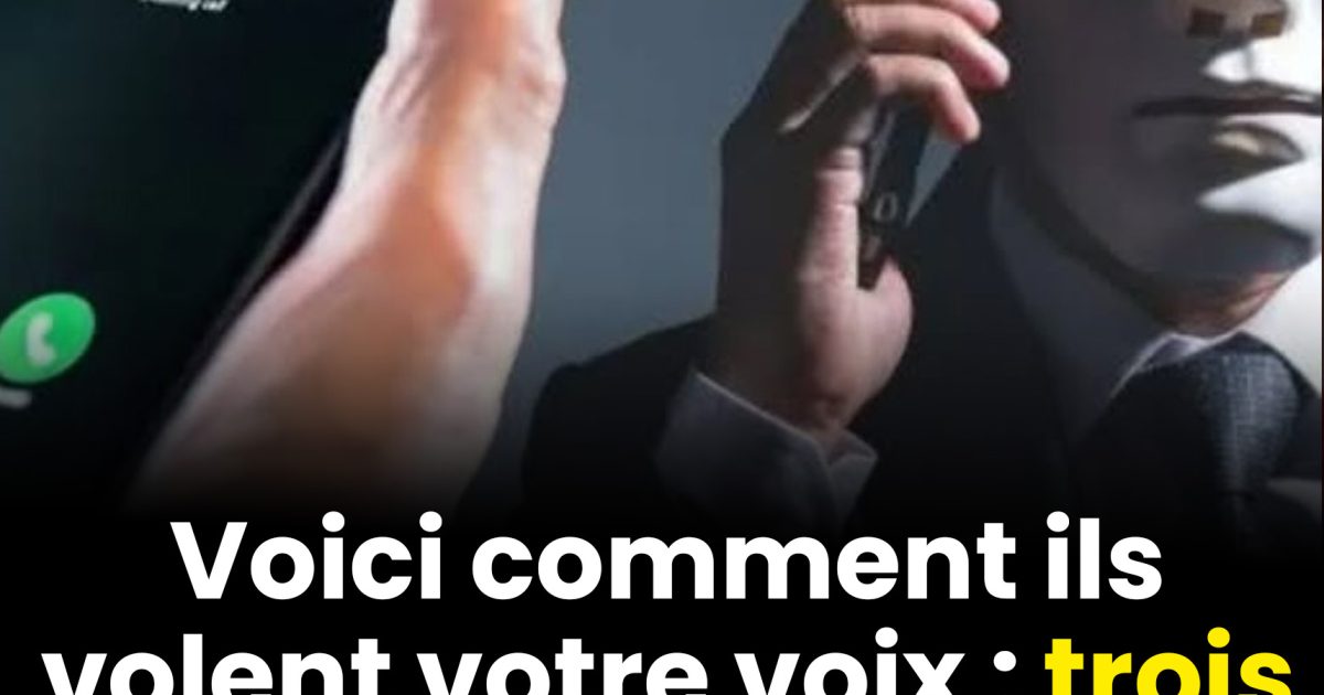 Le mot qui peut prendre votre voix et la réutiliser pour parler à votre place grace à l’intelligence artificielle