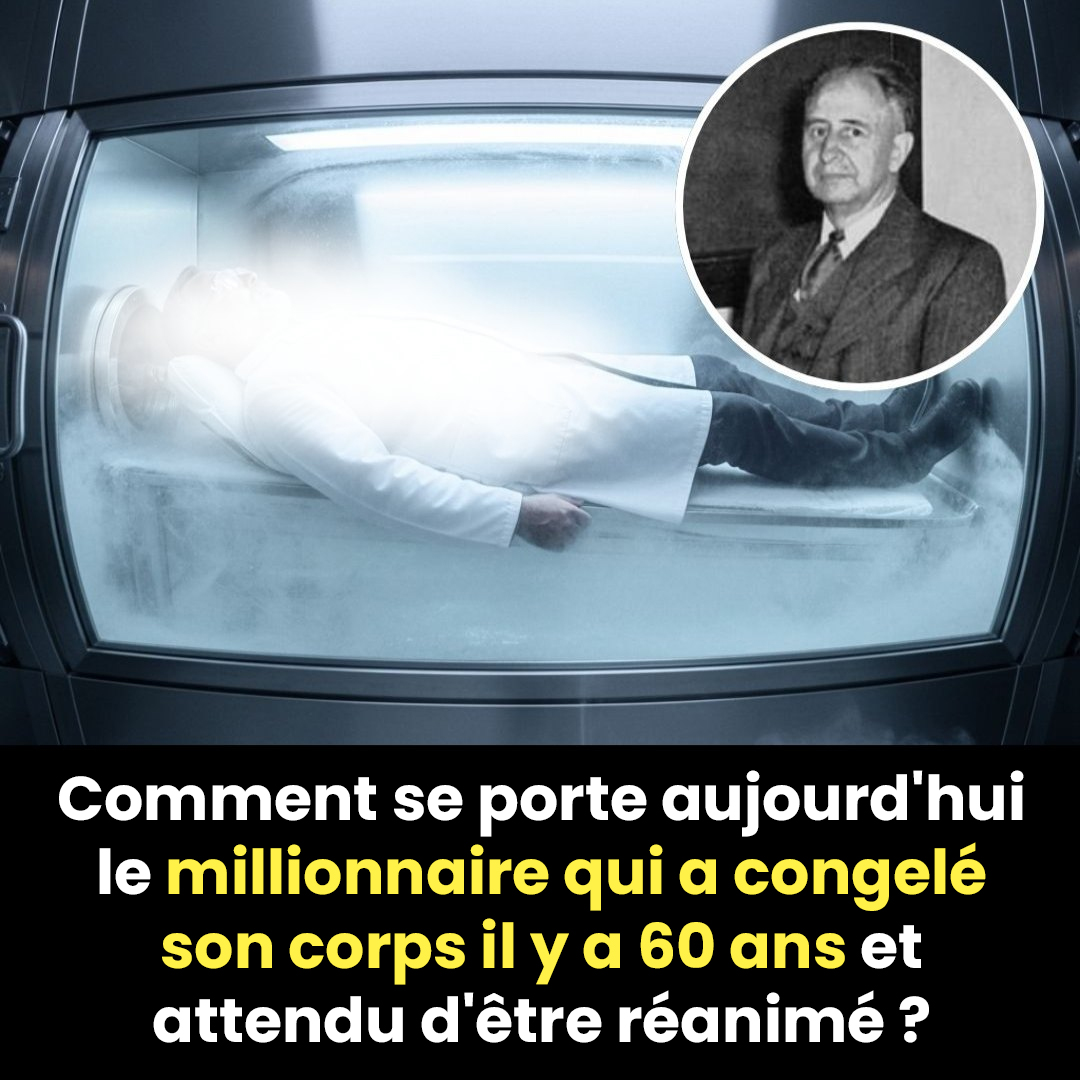 Le premier homme cryogénisé reste figé dans le temps, dans l’attente hypothétique d’une résurrection