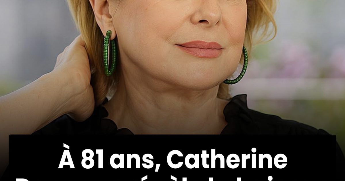 Le secret de Catherine Deneuve pour garder une peau éclatante à 81 ans