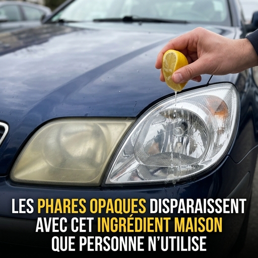 Le secret maison pour redonner de l'éclat aux phares ternis sans dépenser plus
